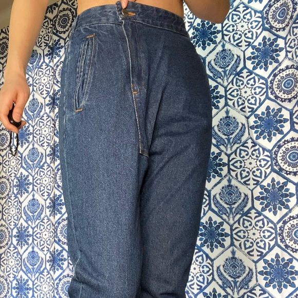 High waisted baggy unique mom jeans - Picture 8 of 16